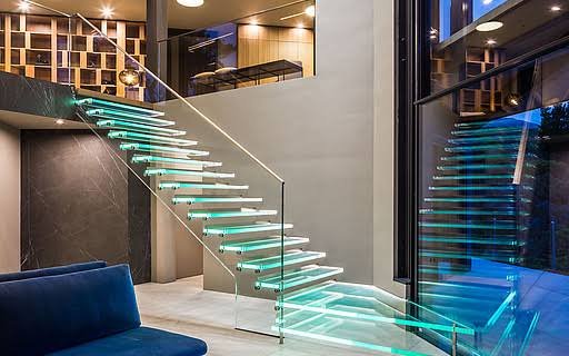 Staircase Glass Railing
